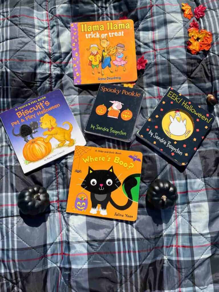 Favorite spooky season books for babies and young toddlers