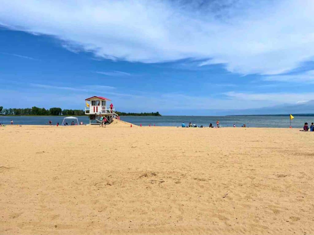 Beach 11 at Presque Isle State Park Erie PA