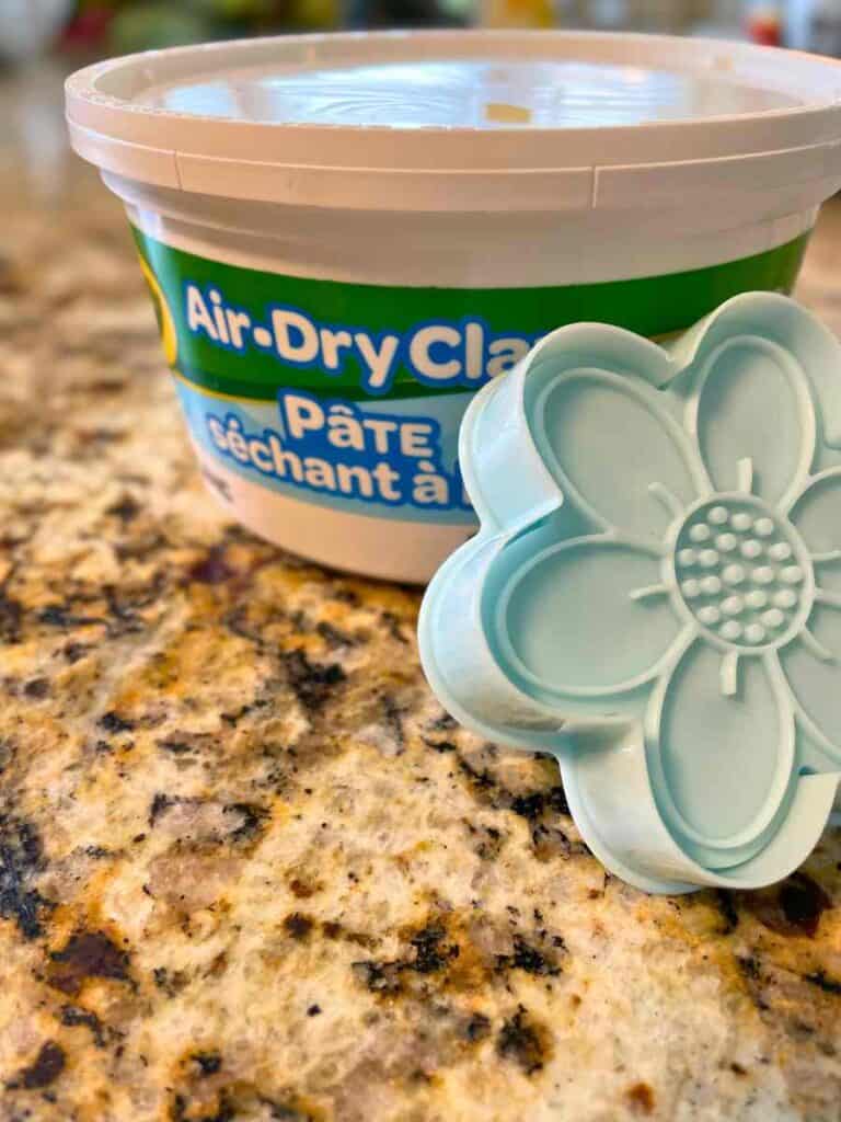 Clay and flower mold