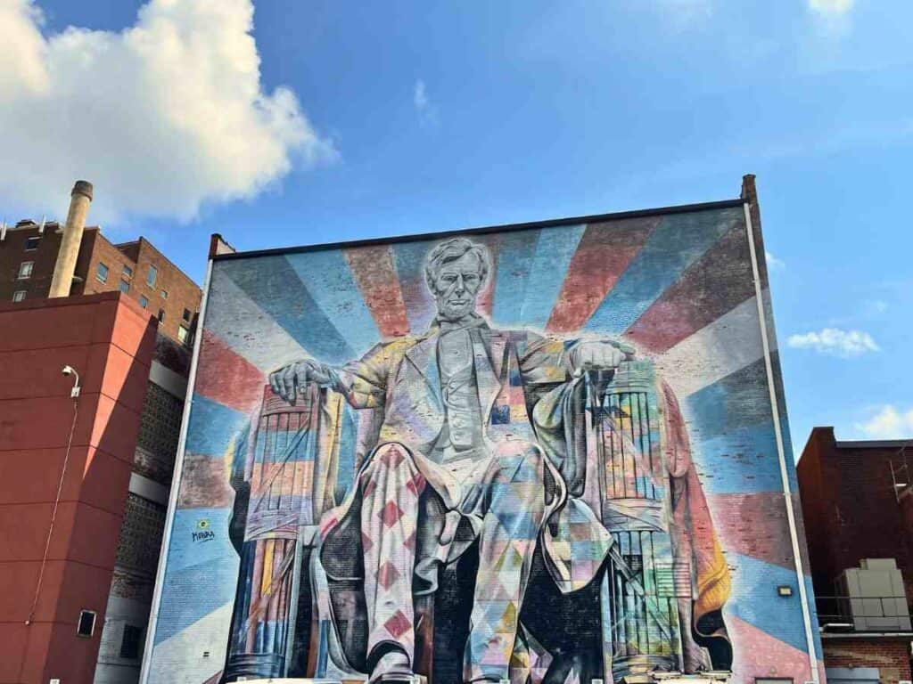 Abraham Lincoln mural in Lexington, KY