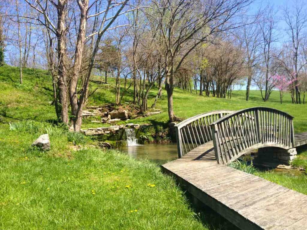 The trails at Camp Nelson