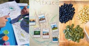 collection of preschool activities for a Mexico themed preschool unit