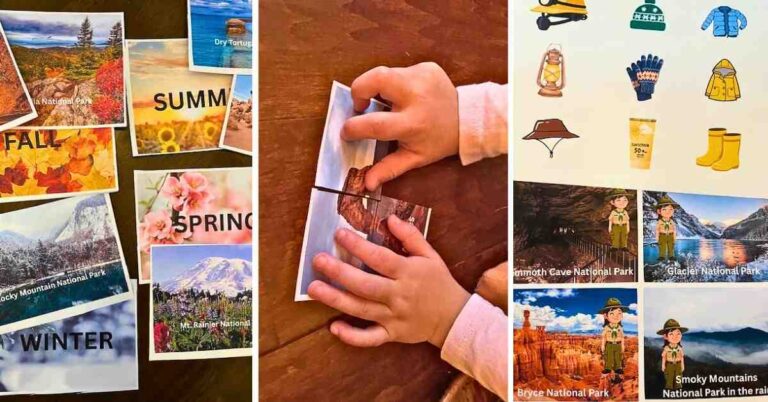 National Park Themed Toddler Activities Featured Photo