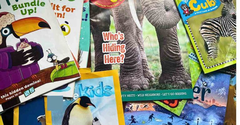 Collection of magazines for preschoolers