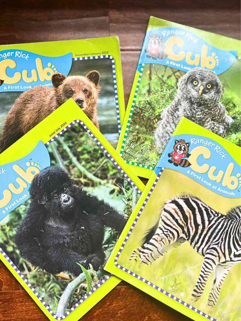 Ranger Rick Cub Magazine for toddlers