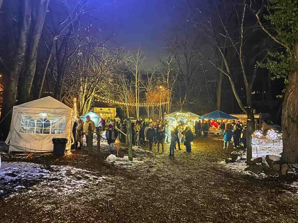 Small town Christmas Market