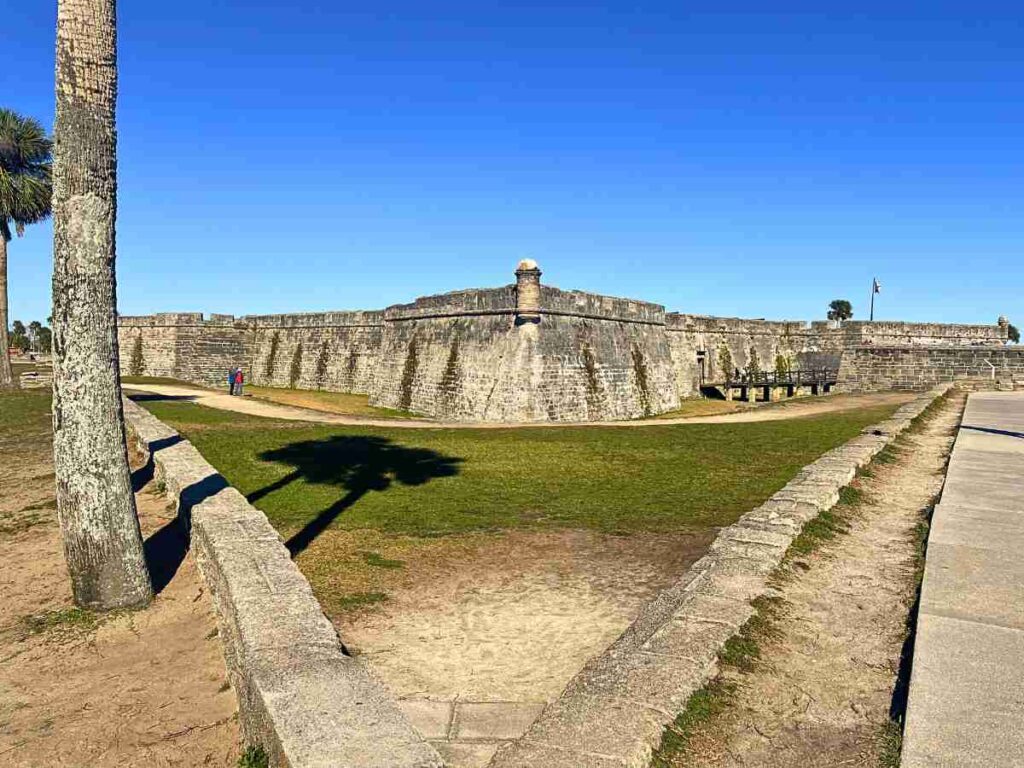Exterior of Castillo de San Marcos National Monument