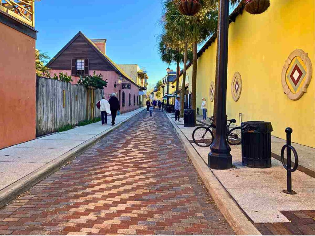 Oldest street in America in St. Augustine, FL