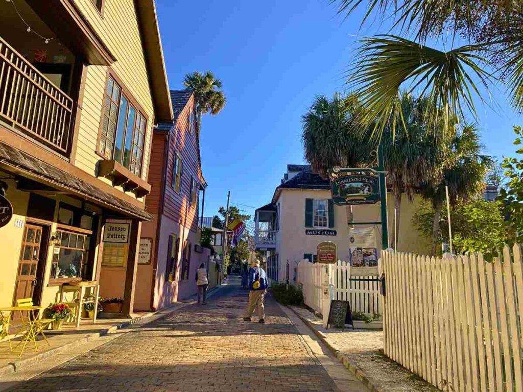 St. George's Street in St. Augustine, FL