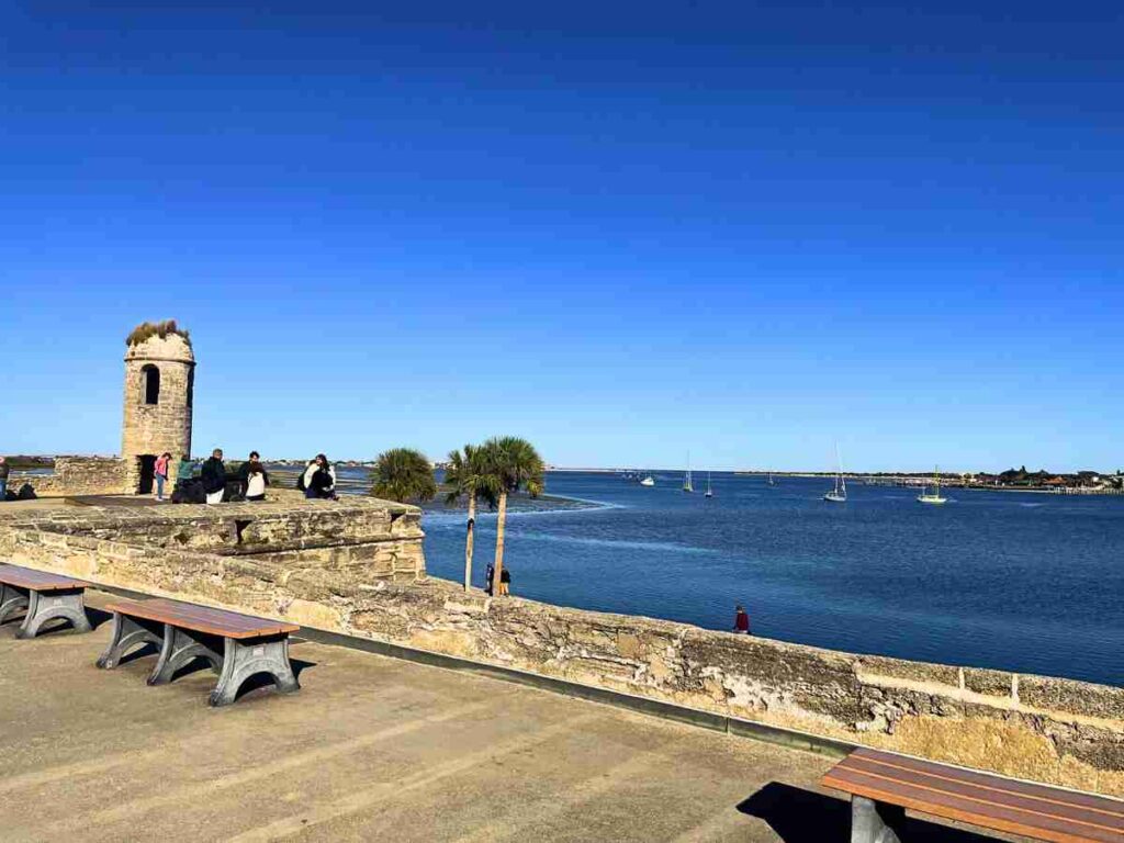 Views from the top of Castillo de San Marcos National Monument