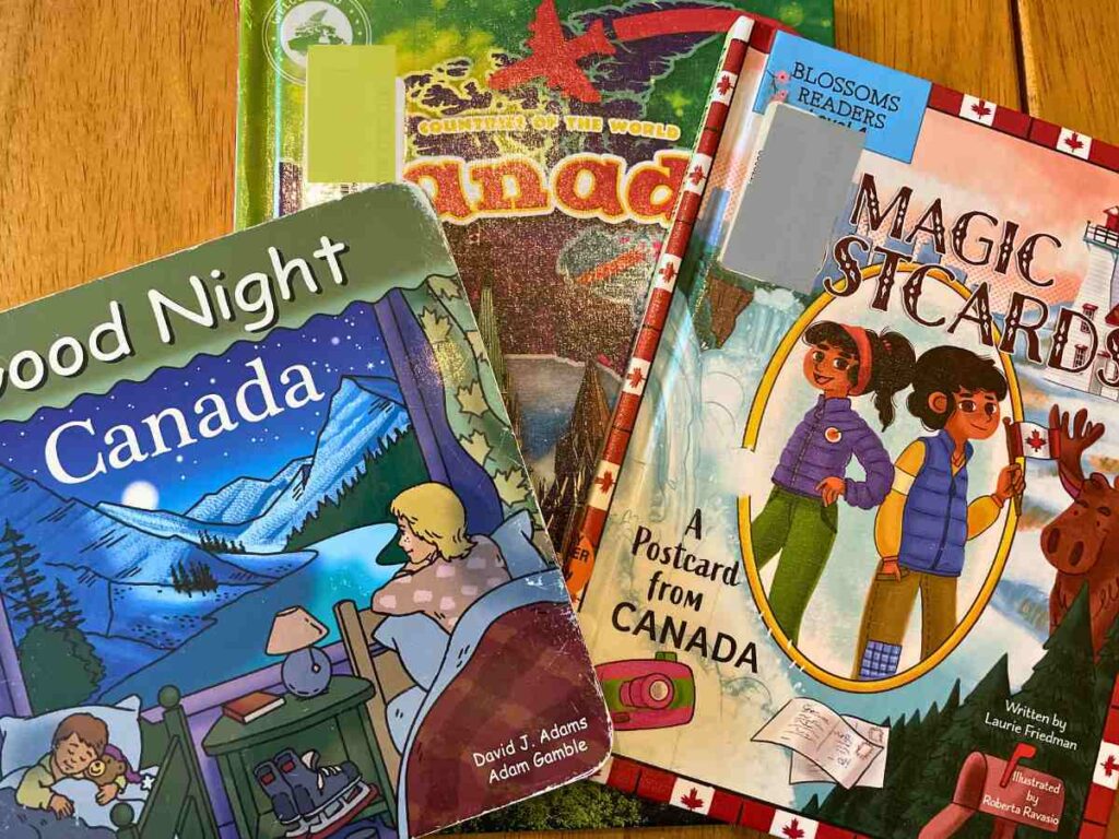 Books about Canada for preschoolers and kindergarteners