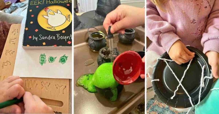 Spooky Preschool Montessori Unit Theme Activities
