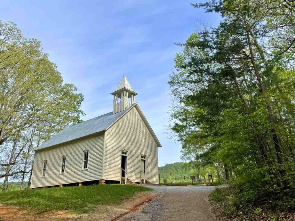 Historic church in Cades Cove