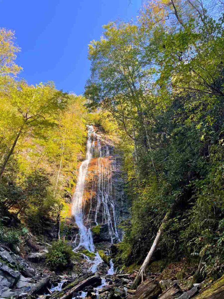 Mingo Falls in Cherokee, NC