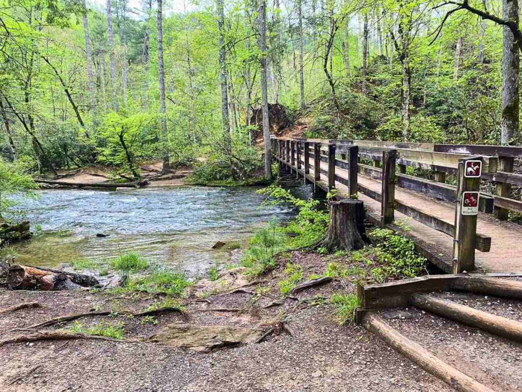 River Crossing on the Abrams Falls Trail in Great Smoky Mountains National Park