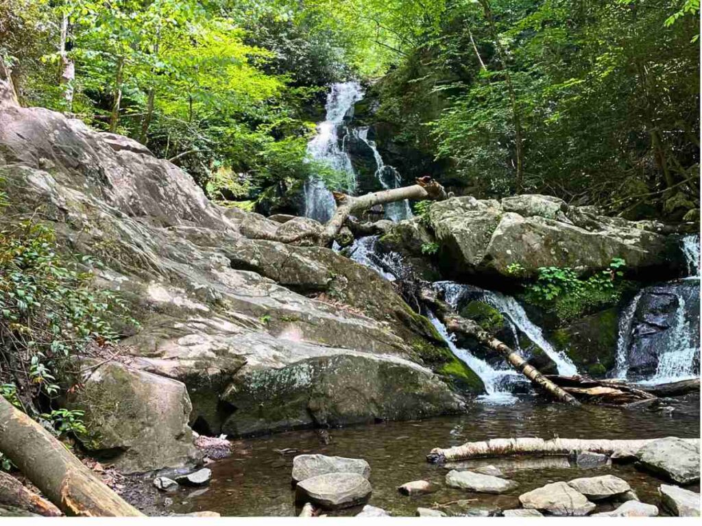Spruce Flats Falls in Great Smoky Mountains National Park