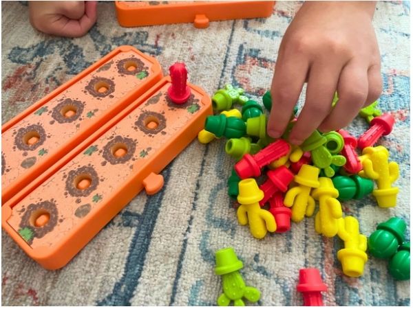 Cacti Counting Desert Activity for preschoolers and primary students