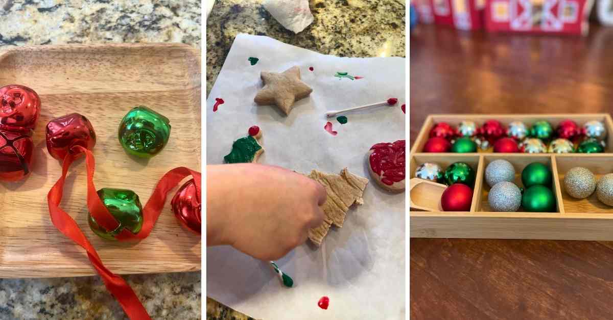 Montessori Christmas Activites for Toddlers and Preschoolers