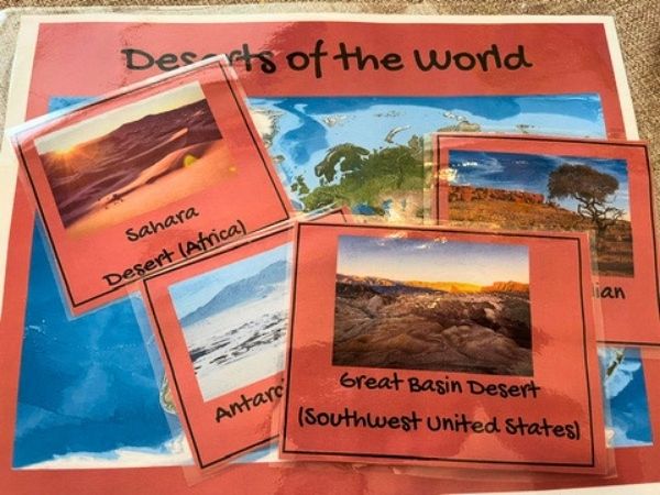 Deserts of the World Preschool and Lower Primary Activity
