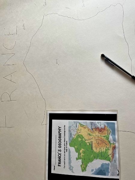 History Activity about France for Kindergarteners and Primary Aged Students